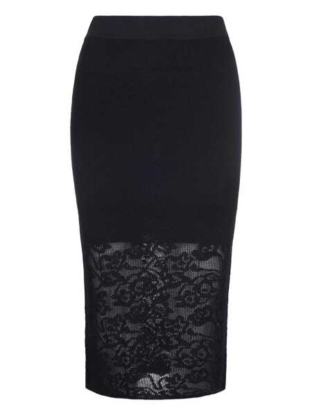 Fuste Patrizia Pepe Patrizia Pepe Skirt Black Femei (BM 18907272) 1