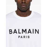 Tricouri Balmain pentru Barbati - Tricouri Balmain Balmain T-Shirt WHITE Barbati (BM 18908154) - B-mall.ro