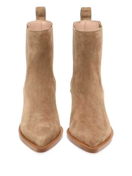 Bocanci Gianvito Rossi Gianvito Rossi Boots Beige Femei (BM 18908379) 4