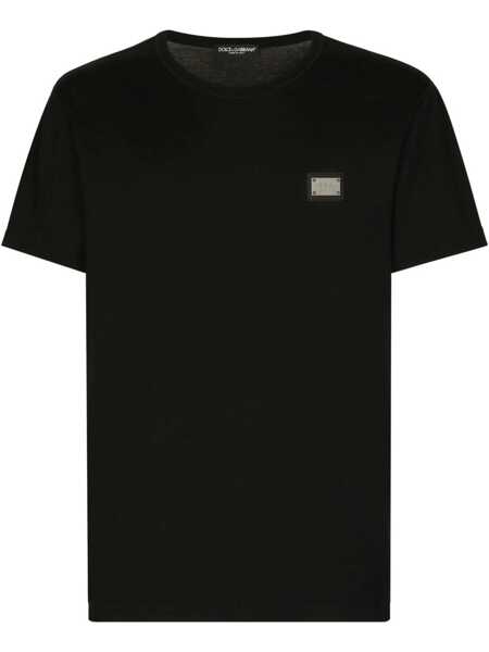 Tricouri Dolce & Gabbana Dolce & Gabbana T-Shirt Black Barbati (BM 18908394) 1