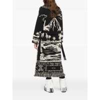 Cardigane ALANUI Dama - Cardigane ALANUI Alanui Alanui Long Jacquard Cardigan With Fringes Black Femei (BM 18909024) - B-mall.ro