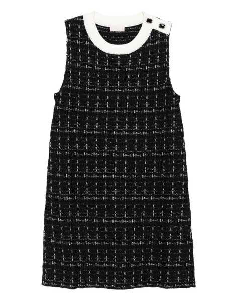 Rochii Liu Jo Liu Jo Minidress Featuring A White Collar Black Femei (BM 18909135) 1