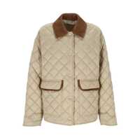 Geci Miu Miu Giubbotti Ponge'Tec+Camoscio Femei