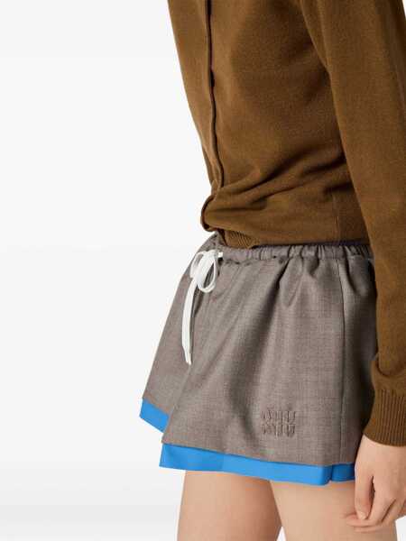 Pulovere Miu Miu Miu Miu Maglieria Cashmere F.12 TABACCOCELESTE Femei (BM 18909294) 4