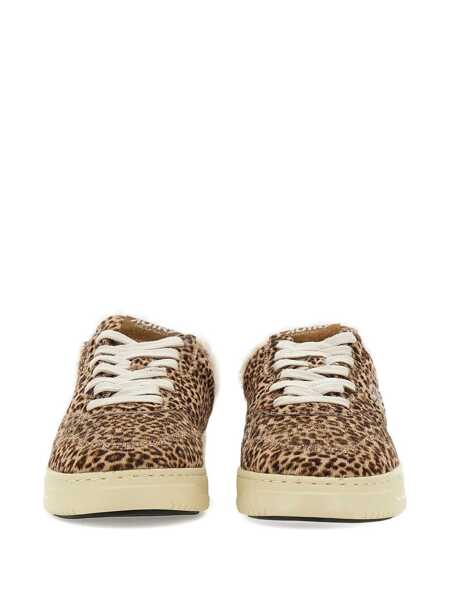 Sneakers AUTRY Autry Sneakers Medalist Mule Leopard-Print Sneakers YELLOW Femei (BM 18909390) 3