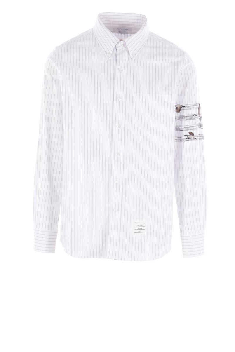 Camasi Thom Browne Thom Browne Shirts Grey Barbati (BM 18909405) 1