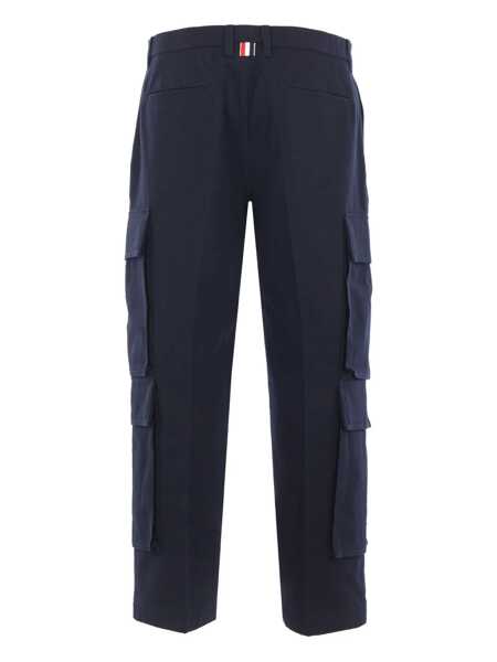 Pantaloni Thom Browne Thom Browne Trousers BLUE Barbati (BM 18909408) 2