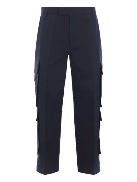 Pantaloni Thom Browne Thom Browne Trousers BLUE Barbati (BM 18909408) 1