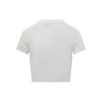 Tricouri Off-White Dama - Tricouri Off-White Off-White Off-White White Crop T-Shirt With Arrows Logo WHITE Femei (BM 18909546) - B-mall.ro