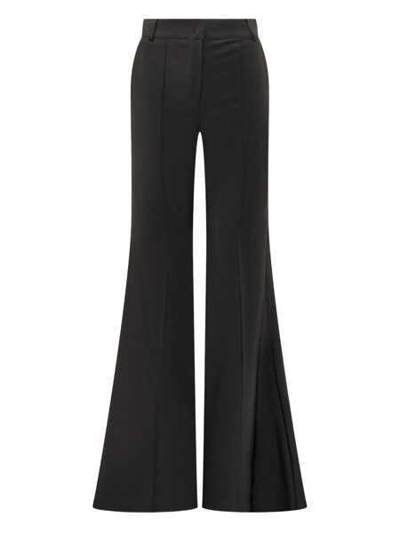 Pantaloni casual ACTUALEE Actualee Actualee Black Flared Pants Black Femei (BM 18909573) 1