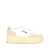 AUTRY Autry Platinum And White Suede And Leather Medalist Platform Sneakers BEIGE, WHITE