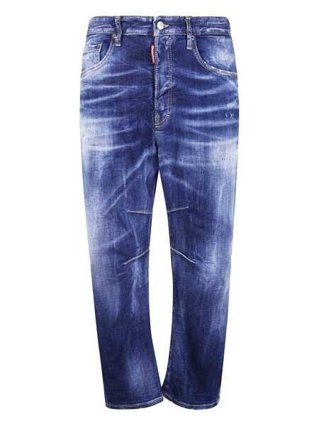 Pantaloni DSQUARED2 DSQUARED2 Pants 5 Pockets NAVY BLUE Barbati (BM 18909870) 1