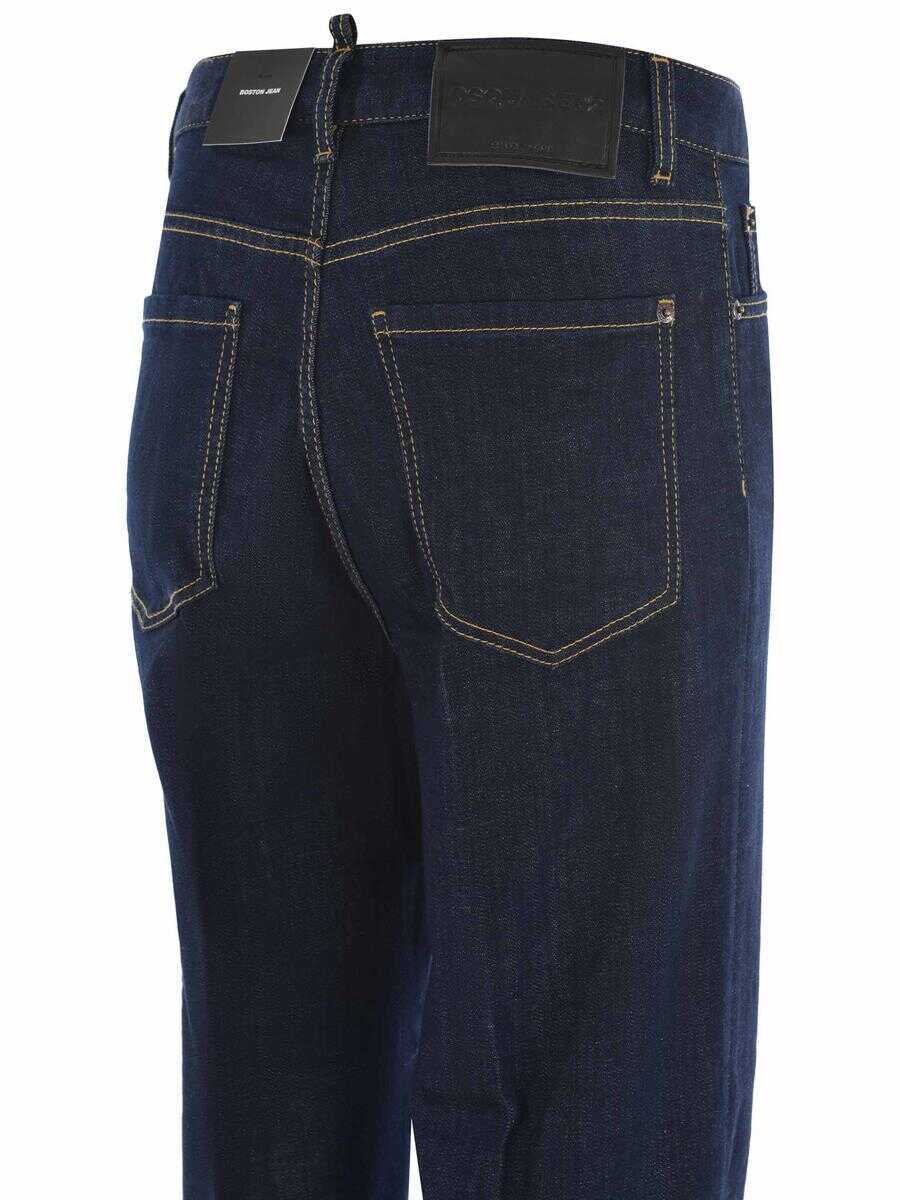 Blugi DSQUARED2 DSQUARED2  Jeans Blue Femei (BM 18909918) 4