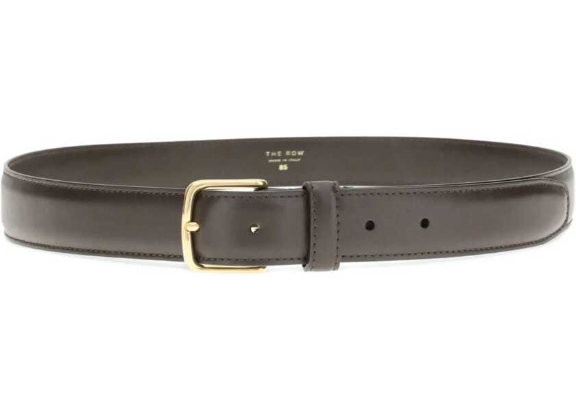 Curele THE ROW Classic Belt DARK BROWN ANG Femei (BM 18910528) 1