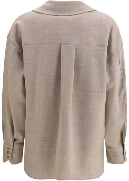 Camasi casual True Royal Wool Shirt SABBIA Femei (BM 18910594) 2