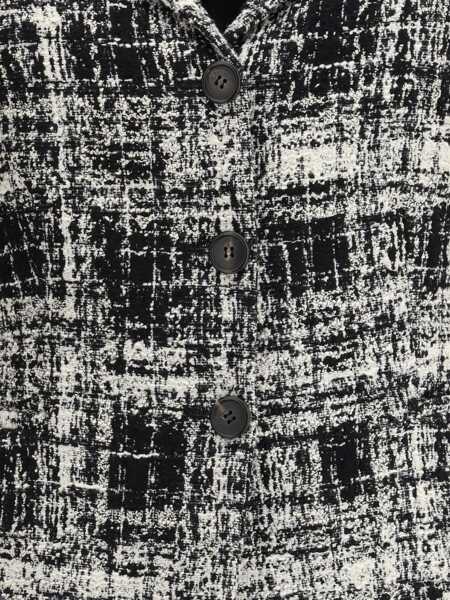 Jachete SARA ROKA Tweed Jacket BLACK/WHITE CHECK Femei (BM 18910687) 4