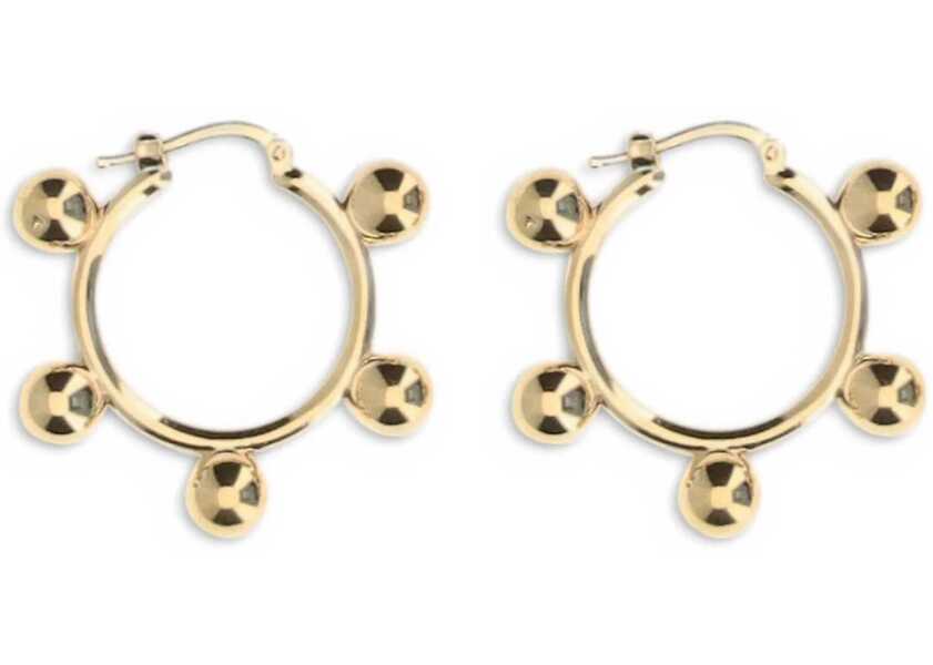 Cercei Jil Sander Hoop Earrings GOLD Femei (BM 18910792) 1