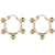 Jil Sander Hoop Earrings GOLD