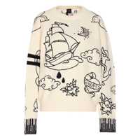 Pulovere Pinko Andros Crew-Neck Wool Sweater Femei