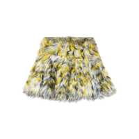 Fuste Diesel Diesel Multicolor Faux Fur Miniskirt Femei
