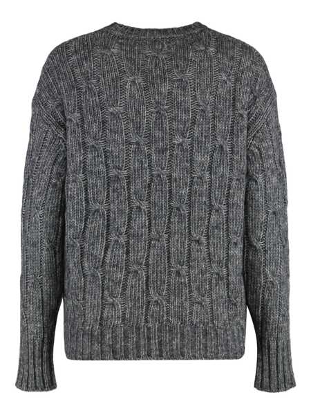 Pulovere Max Mara S Max Mara Cabaret Cotton Blend Crew-Neck Sweater GREY Femei (BM 18911835) 2
