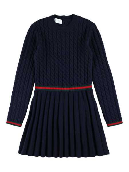 Rochii Gucci J L/S DRESS WO CABLE ST W/ Blue Fete (BM 18912615) 1