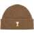 AMI Paris Ami De Coeur Beanie BROWN