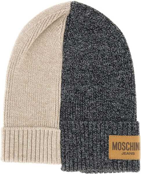 Palarii MOSCHINO JEANS Wool Cap With Logo GREY Femei (BM 18914068) 1