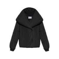 Geci de iarna Moschino Black Down Jacket Femei