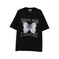 Tricouri Versace Jeans Couture Crew Neck T-Shirt With Print Barbati