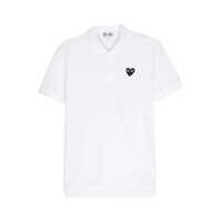 Tricouri Comme Des Garçons Play Unisex T-Shirt Black Emblem Knit Clothing Femei