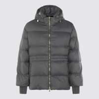 Geci de iarna Fabiana Filippi Grey Down Jacket Femei