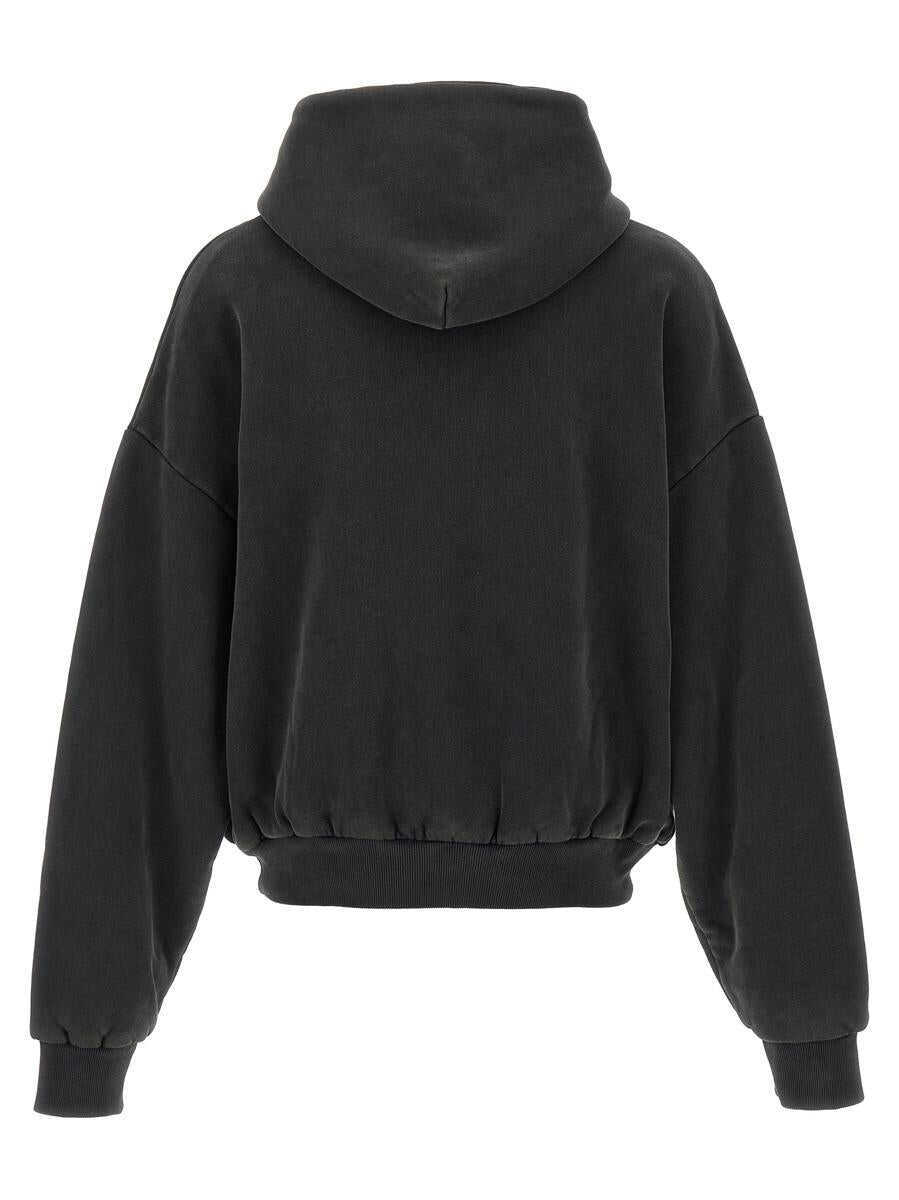 Pulovere ENTIRE STUDIOS Entire Studios Thermarl Hood Washed Hoodie Black Femei (BM 18918555) 2