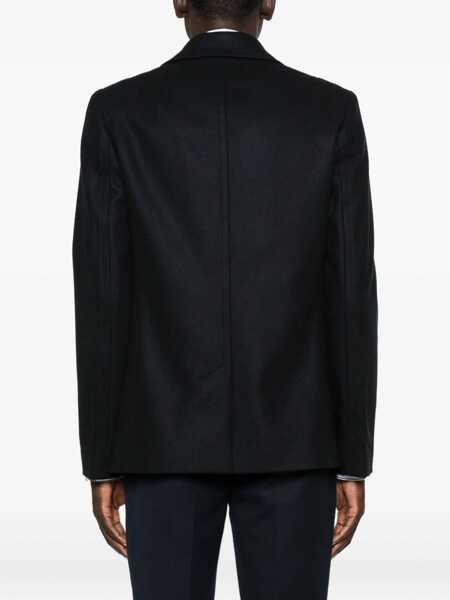 Paltoane Paul Smith Paul Smith Long Blue Coat Black Barbati (BM 18919179) 4