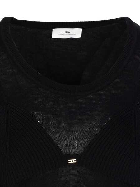 Pulovere Elisabetta Franchi Elisabetta Franchi Sweaters Black Femei (BM 18919371) 4