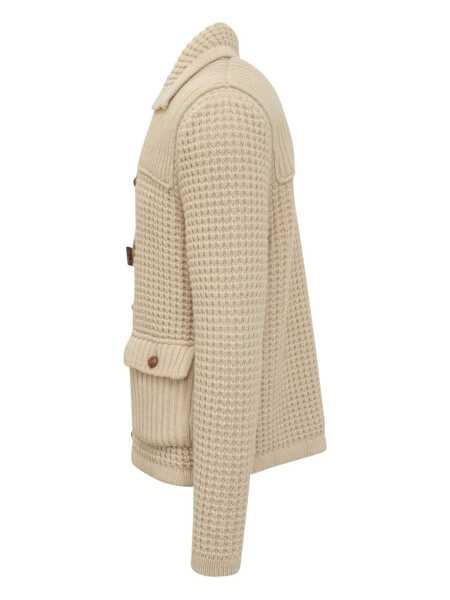Cardigane RAKKI Rakk Rakk Beige Cardigan With Buttons And Hook And Loop Closure WHITE Barbati (BM 18919572) 3