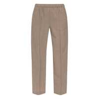 Pantaloni casual Fabiana Filippi Camel Wool Pants Femei