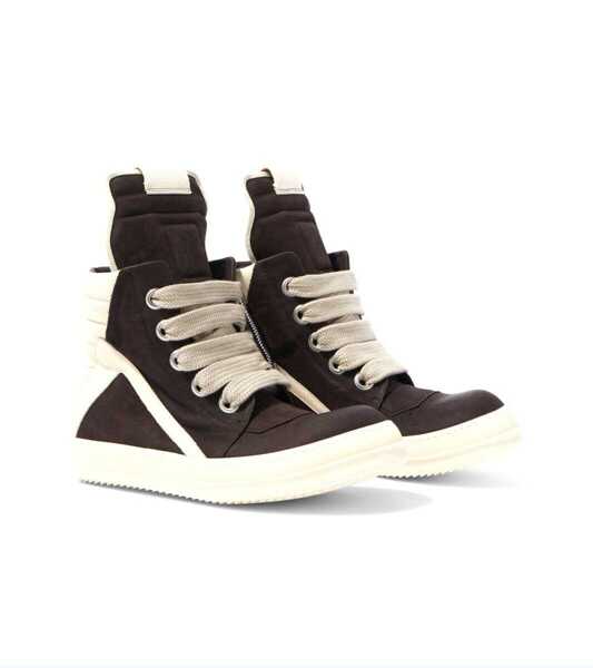 Sneakers Rick Owens Rick Owens Jumbolace Geobasket Shoes BROWN Femei (BM 18919860) 2