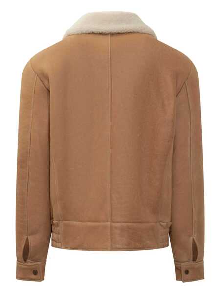 Geci Salvatore Santoro Salvatore Santoro Salvatore Santoro Shearling Jacket With Collar BROWN Barbati (BM 18920316) 2