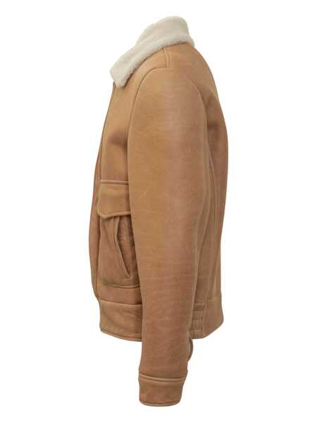 Geci Salvatore Santoro Salvatore Santoro Salvatore Santoro Shearling Jacket With Collar BROWN Barbati (BM 18920316) 3