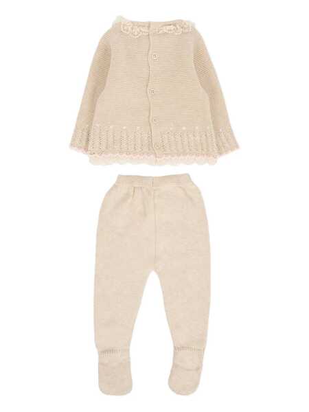 Pulovere Paz Rodriguez KNIT NEWBORN SWEATER ALEGRIA Beige Fete (BM 18920430) 2