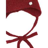 Caciuli pentru Baieti - Caciuli Paz Rodriguez WOOL NATURAL FUR HAT ACEBO Red Baieti (BM 18920436) - B-mall.ro