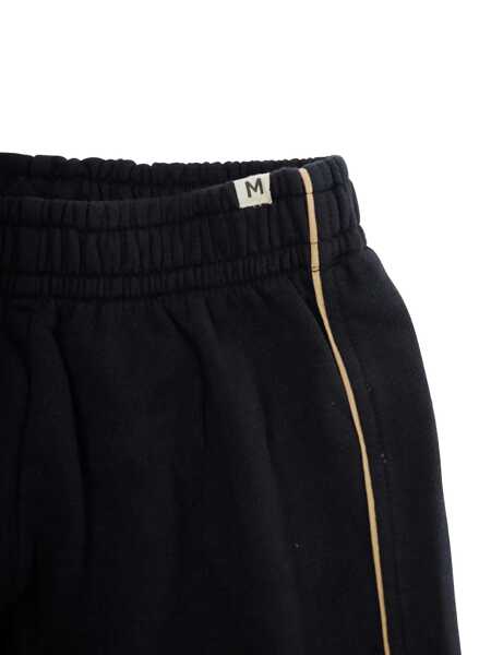 Pantaloni de trening MINI RODINI Plain piping sweatpants Black   Fete (BM 18920475) 3