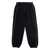 MINI RODINI Plain piping sweatpants Black  