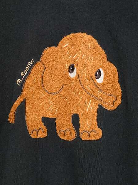 Bluze de trening MINI RODINI Mammoth chenille sweatshirt Black   Fete (BM 18920481) 3