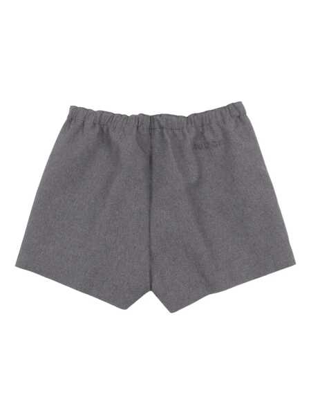 Pantaloni scurti Gucci B SHORTS PLAIN STIFF WOOL Gray Fete (BM 18920520) 2