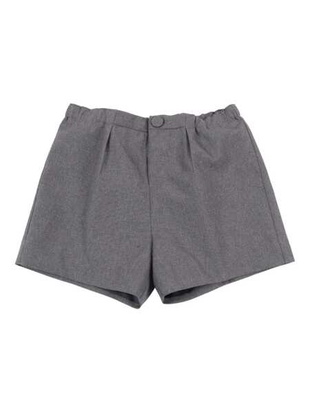 Pantaloni scurti Gucci B SHORTS PLAIN STIFF WOOL Gray Fete (BM 18920520) 1
