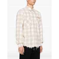 Camasi AMIRI pentru Barbati - Camasi casual AMIRI Plaid flannel Shirt LIGHT CAMEL Barbati (BM 18920596) - B-mall.ro