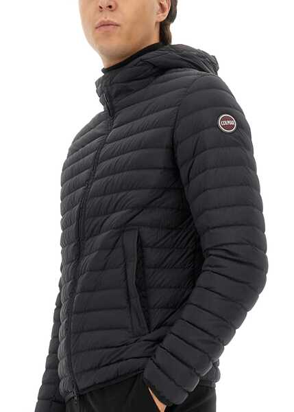 Geci de iarna COLMAR ORIGINALS ORIGINALS Lightweight Down Jacket With Hood BLACK Barbati (BM 18920650) 4