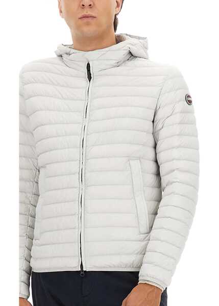 Geci de iarna COLMAR ORIGINALS ORIGINALS Lightweight Down Jacket With Hood GREY Barbati (BM 18920665) 4